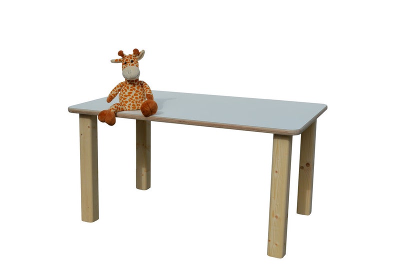 Table enfant Eli-Kids rectangulaire Weiß Premium