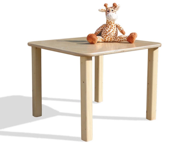 Table Enfant Eli-Kids Carrée Geschliffen