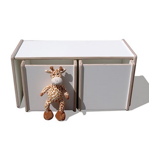 Eli-Kids-Set, furniture, chair, children's table, multifunctional table, children's chair, chair for children, nesting tables, Montessori, Montessori table