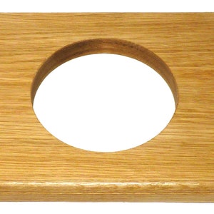 Handmade Treble English Natural Oak Wall Mount