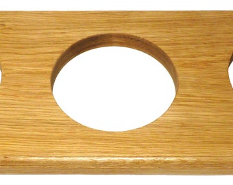 Handmade Treble English Natural Oak Wall Mount