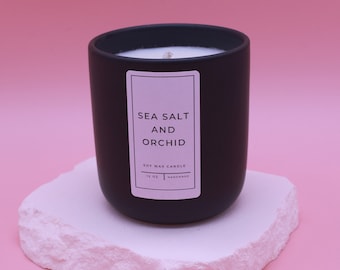 Sea Salt and Orchid Soy Candle