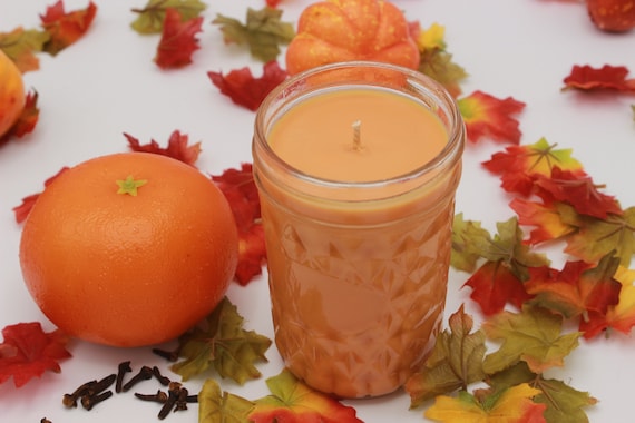 Halloween Candle Fall Candle Pomander Candle Peppercorn Pomander Soy Candle Peppercorn Candle Halloween Candle Fall Candle Pomander Candle Peppercorn Pomander Soy Candle Peppercorn Candle