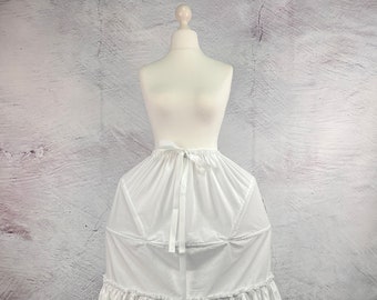 Alforjas para traje rococó del siglo XVIII, aro de acero, soporte de falda, ropa interior de María Antonieta