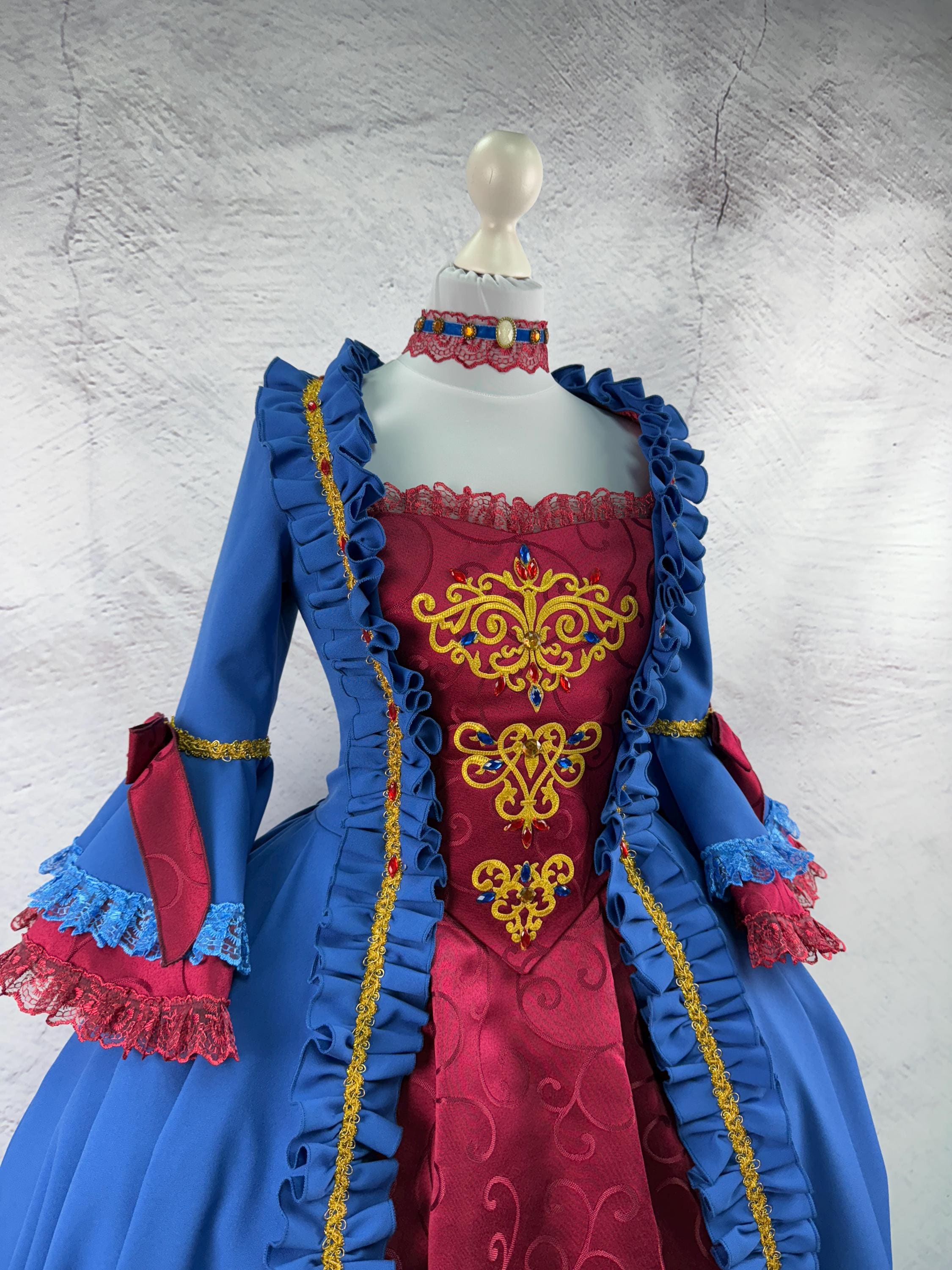 18世紀ロココ調ドレス - マリー・アントワネットの衣装 - Etsy 日本