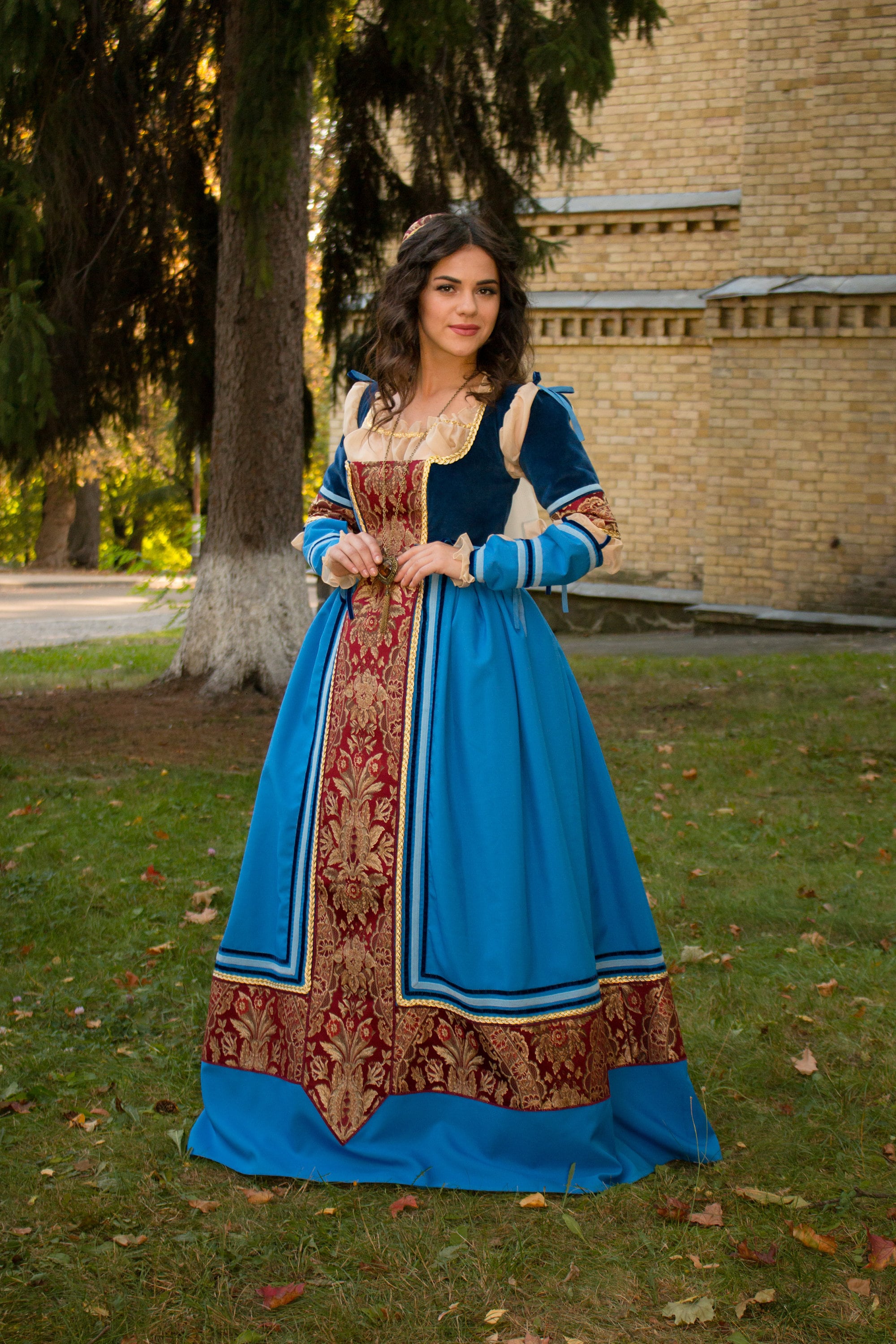 renaissance dress romantic gown Italian Renaissance Etsy