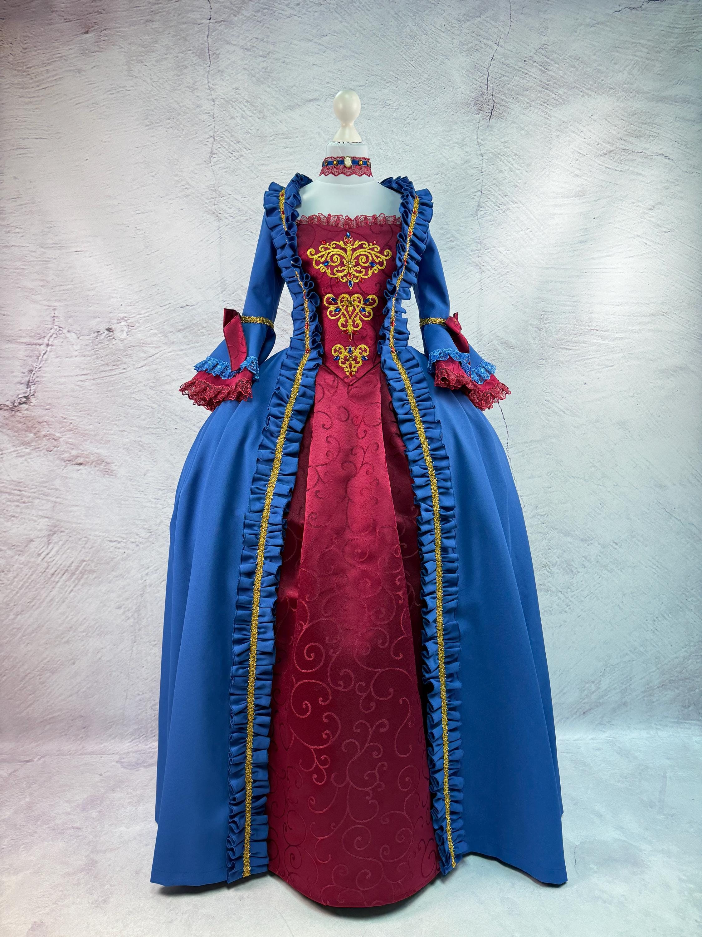 18世紀のドレス - 豪華なマリー・アントワネットのロココ様式 - Etsy 日本