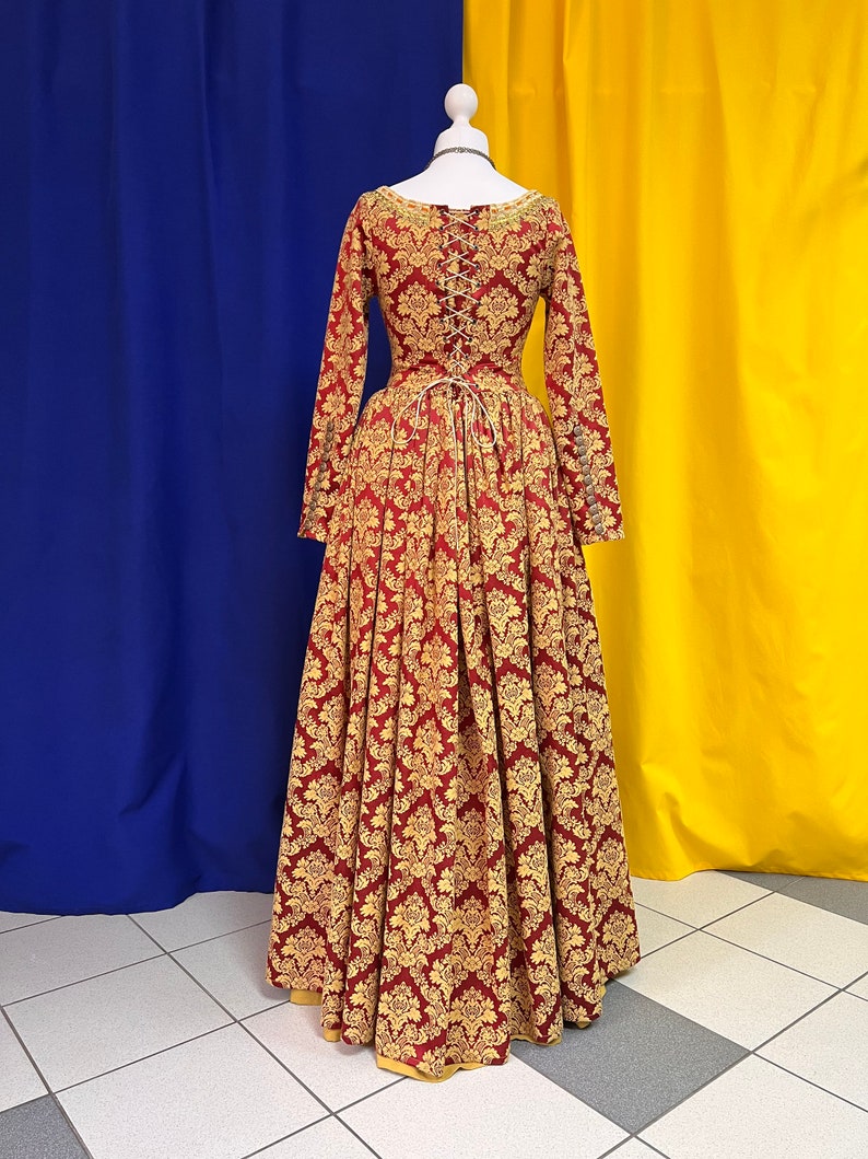 Renaissance Dress Princess Margarita English Queen Dress Etsy