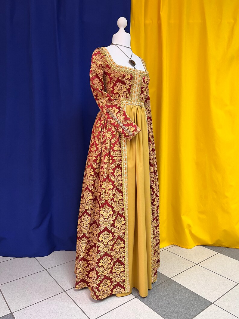 Renaissance Dress Princess Margarita English Queen Dress Etsy