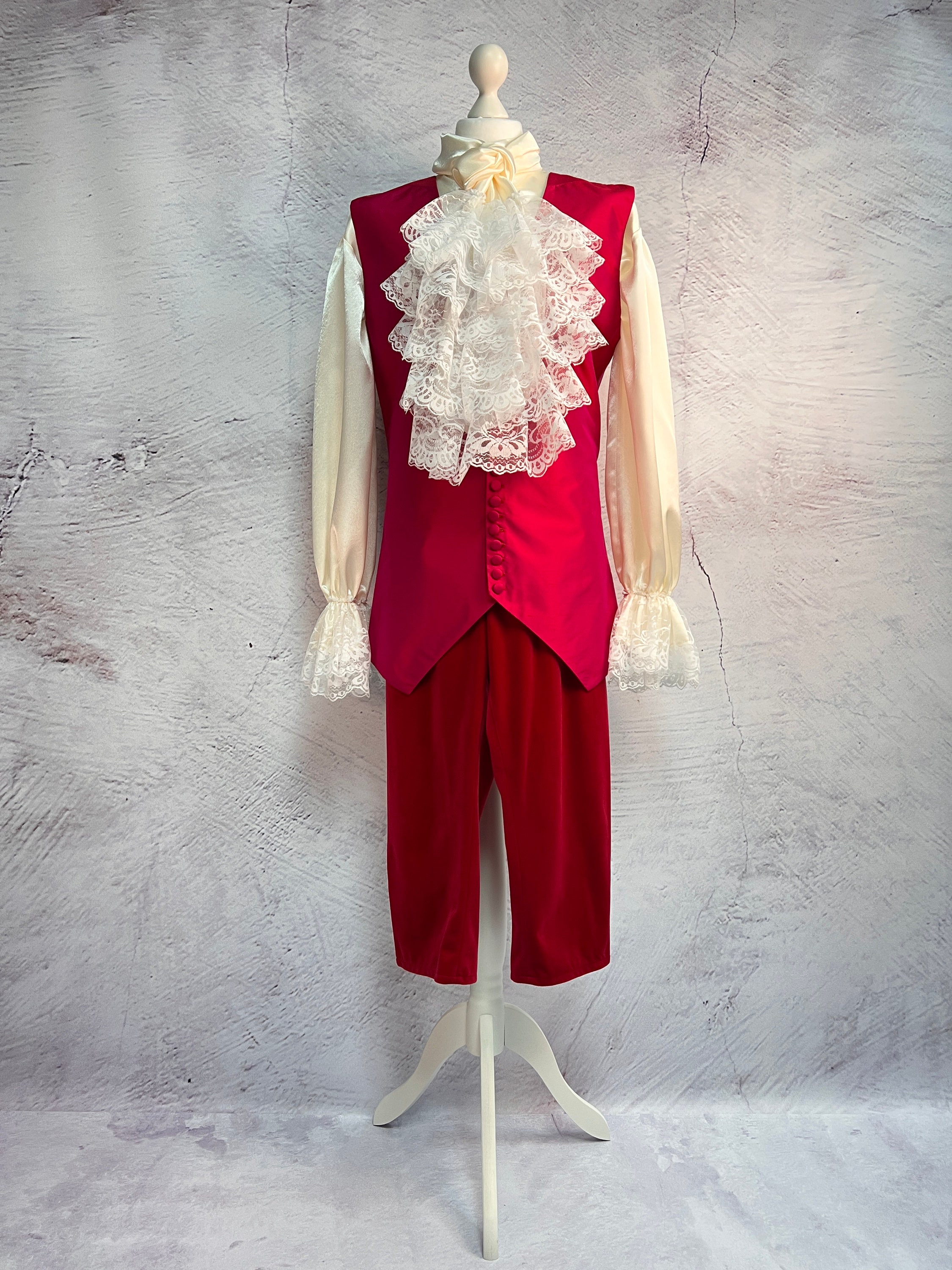 Costume Versallesco Uomo My Other Me – Casacca, Pantaloni, Gilet E Getto, Taglia M-L, Eleganza Storica Per Feste A Tema
