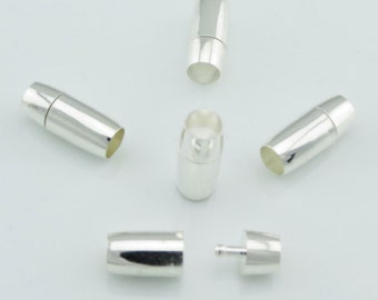 10x plug-in diameter 6 mm silver