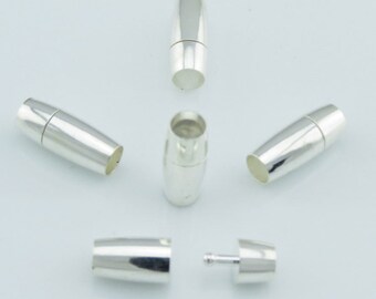 10x plug-in diameter 5 mm silver
