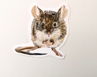 Mouse Stickers, Adorable Mouse Vinyl Stickers, For Water Bottles and Laptops