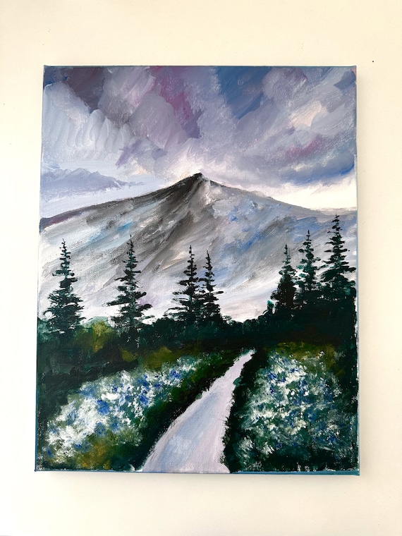 アクリル山の絵画 | 自然風景 | 風景 | 11