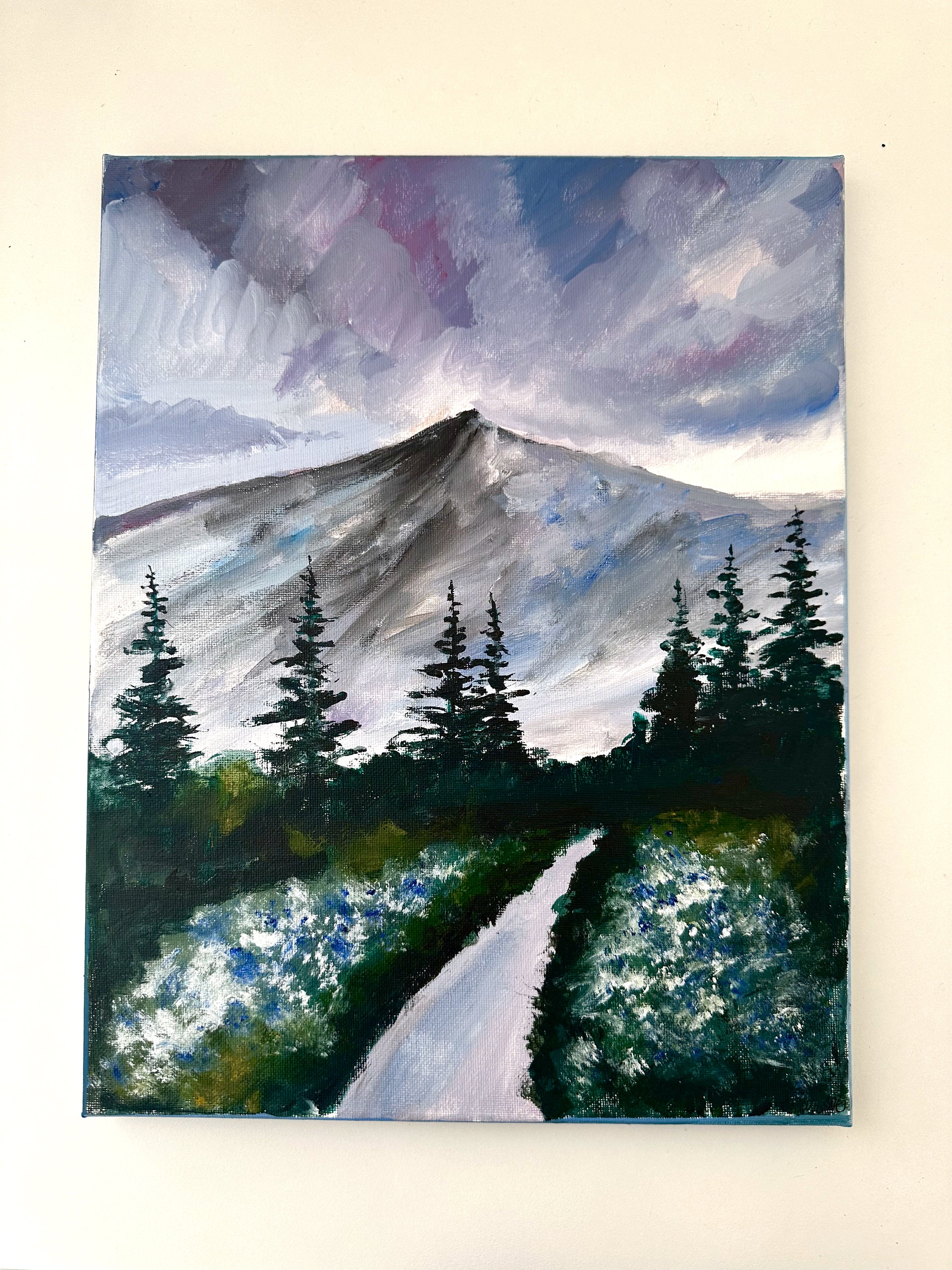 アクリル山の絵画 | 自然風景 | 風景 | 11