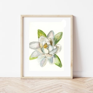 Water Lily Painting | ORIGINAL Artwork | Hand Painted 5"x7" | Watercolor Art | Flower Artwork