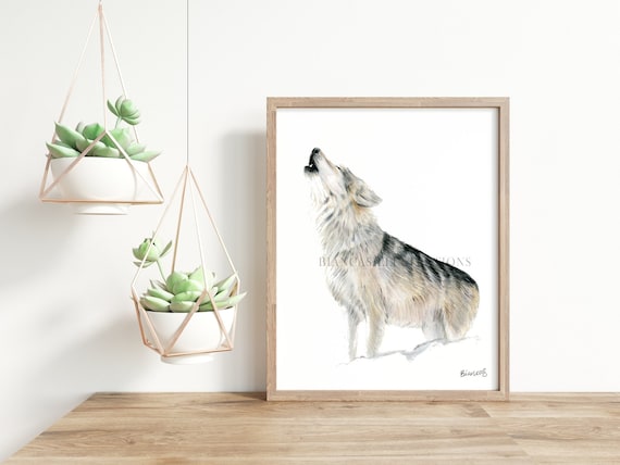 オオカミの絵 | 色鉛筆のオオカミ | リアルな絵 | 8