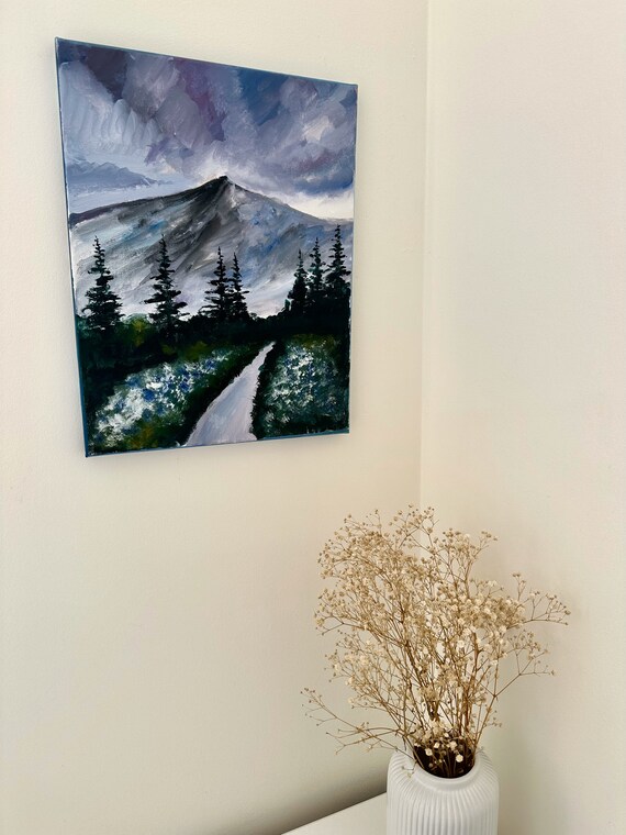 アクリル山の絵画 | 自然風景 | 風景 | 11