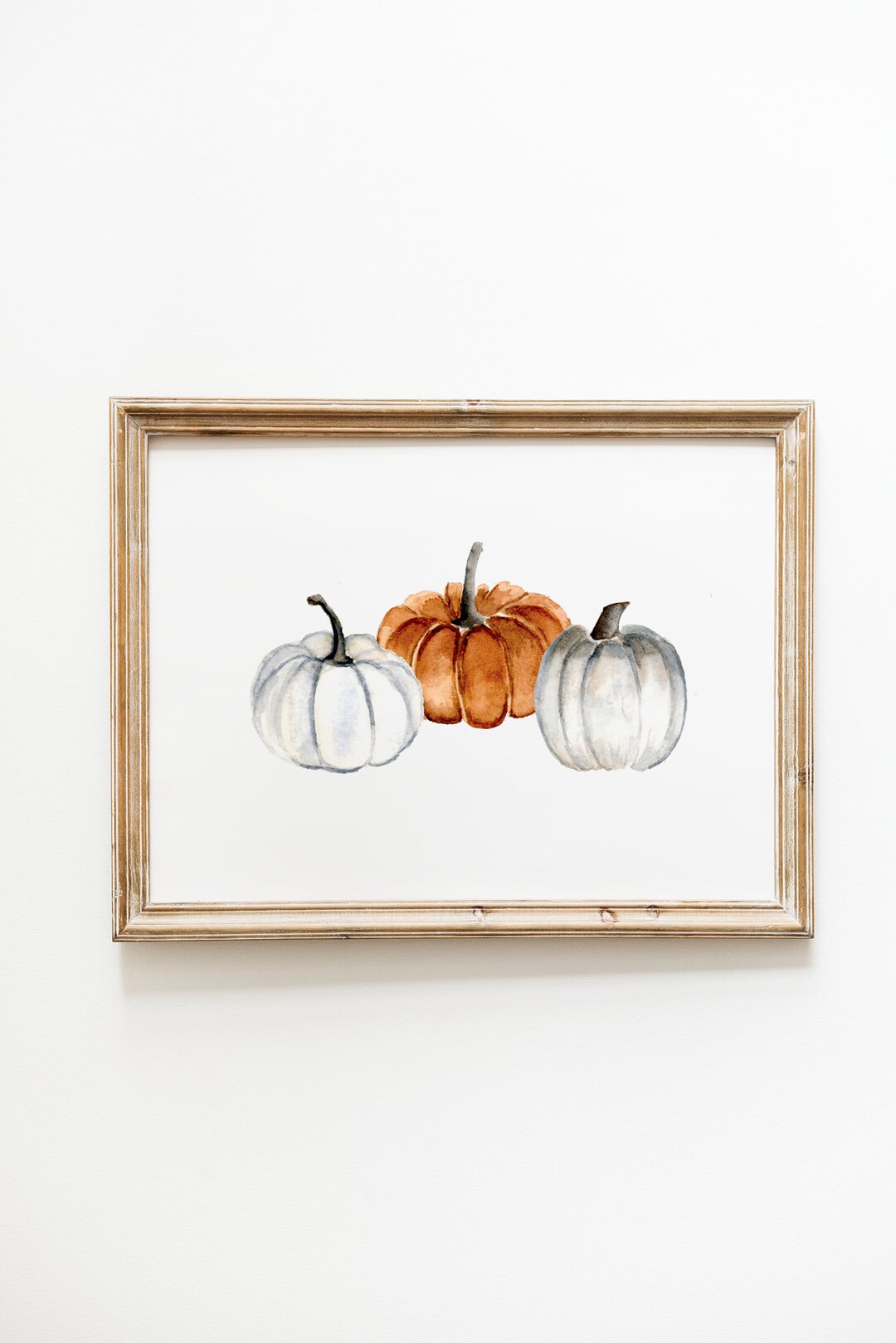 Pumpkins Printable | Digital Download | Rustic Fall Wall Art | Autumn ...