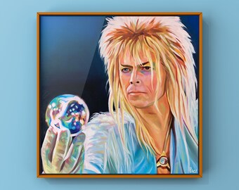 David Bowie as Jareth the Goblin King Labyrinth Art Print