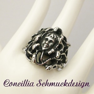 Ring Medusa stainless steel