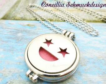Aroma Edelstahl Medaillon Sternchenaugen