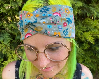 Haarband , Stirnband , Headband , Bandeau , breites Knotenhaarband , Turbanhaarband für Damen, MädchenTwist