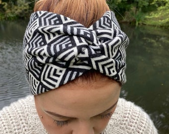 Haarband , Stirnband , Headband , Bandeau , breites Knotenhaarband , Turbanhaarband für Damen, MädchenTwist