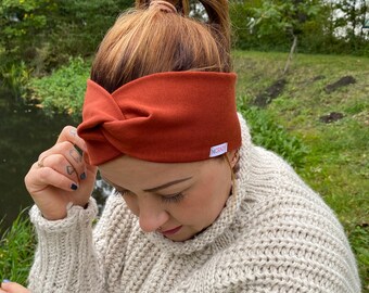 Haarband , Stirnband , Headband , Bandeau , breites Knotenhaarband , Turbanhaarband für Damen, MädchenTwist