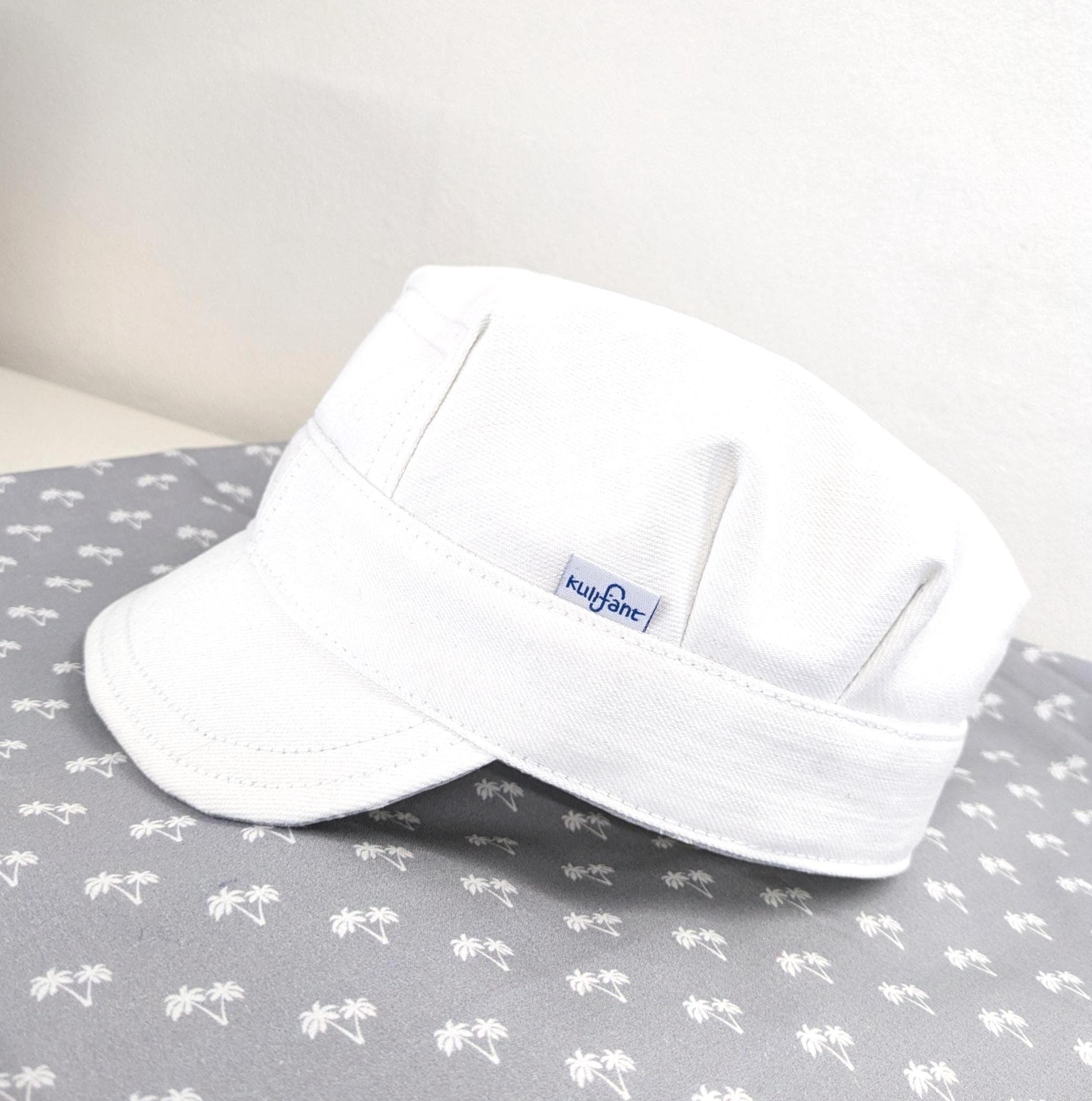 white jeans DENIM hat peaked cap Michel hat "Louis" growing summer hat cool children's hat jeans hat CAP bluedenim palms