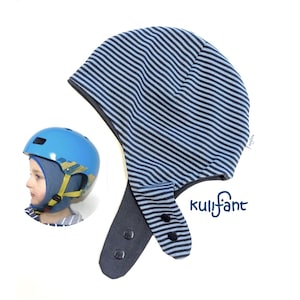 1 Unterziehmütze, Unterhelmmütze, Jerseymütze kopfnah Kinder für Rad/Ski/Snowboard/Skaten/Reiten Helmmütze Helmhaube/ Fahrradhelm Mütze