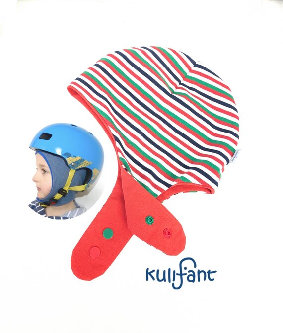 Unterziehmtze, Unterhelmmtze, Jerseymtze kopfnah Kinder fr  Rad/Ski/Snowboard/Skaten/Reiten/Fahrradhelm toddler Baumwolljersey Streifen  - Etsy sterreich