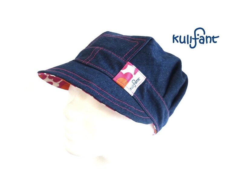 girls denim hat