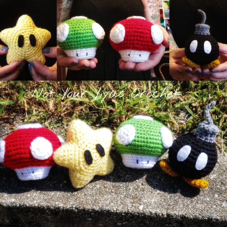 Super Mario Inspired Plushies Etsy