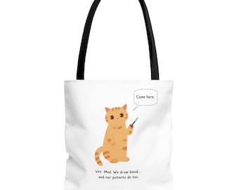 Grappige draagtas dierenarts dierenarts, veterinaire humor