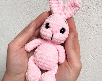 Patroon gehaakt teddykonijn, kleine pluche amigurumi (pdf-patroon)