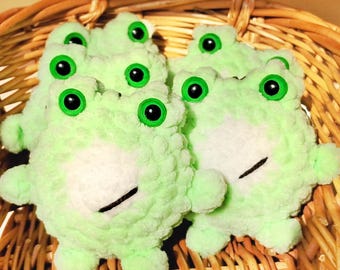 Patrón de llavero de rana de ganchillo, tutorial de amigurumi (patrón en PDF)