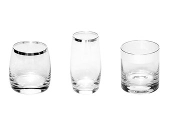 Design crystal glasses with 1000 fine silver luxury drinking glasses juice cup water glass whiskey tumbler juice glass glass cup drinking glass bar silver