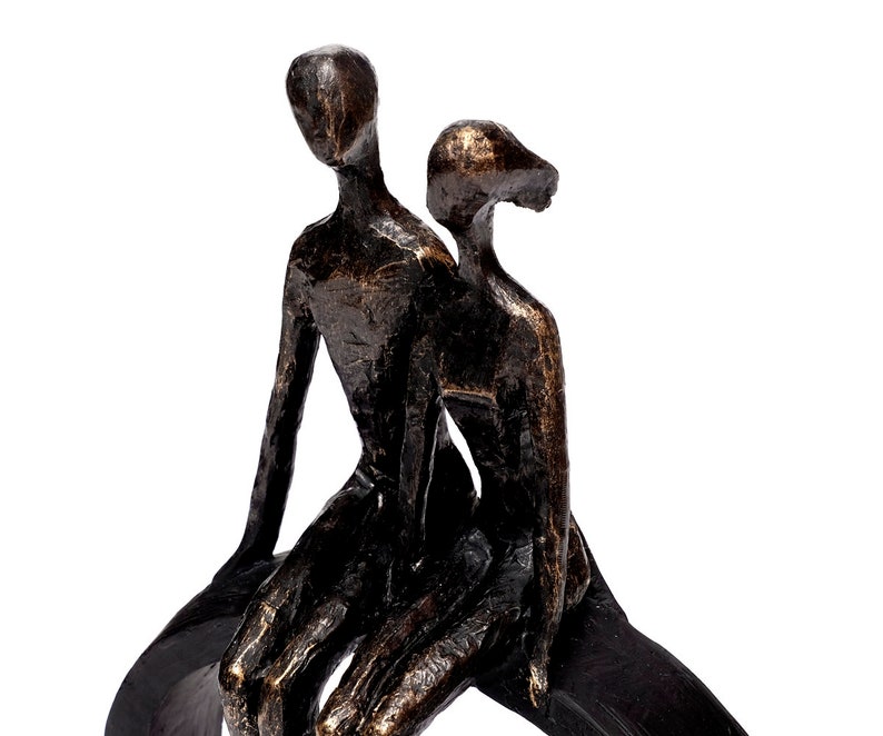 Design sculpture couple couple decoration figure in artificial image 2