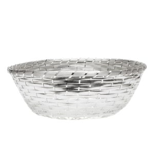 Bread basket fruit basket metal silver-plated silver fruit basket wicker basket bowl fruit bread basket rolls bread basket basket decorative bowl decoration
