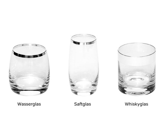 Vasos de cristal de diseño con 1000 vasos de lujo de plata fina, vaso de  jugo