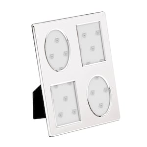 Picture frame 4 photos photo frame metal gallery frame multi frame collage pictures photo collage family frame silver gallery picture gallery picture