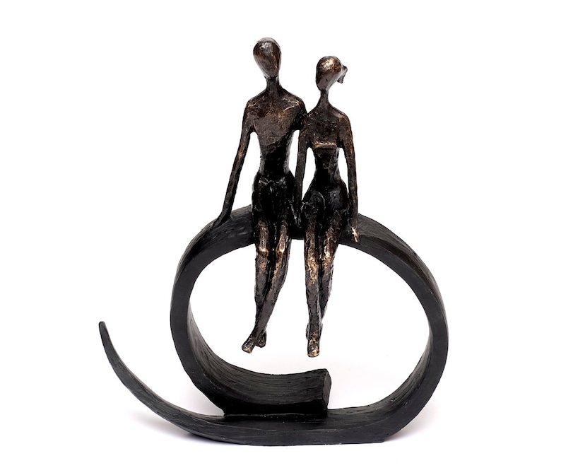 Design sculpture couple couple decoration figure in artificial image 0