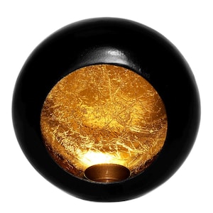 Tealight holder black gold chafing candle holder lantern metal tealight holder round wall tealight holder tealight stand wall decoration hanging
