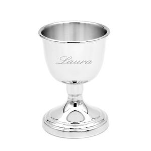 Design Luxury Egg Cup 925 Sterling Silver Cup Silver Metal Breakfast Egg Egg Breakfast Table Breakfast Egg Matt Custom Engraving Engraving Noble
