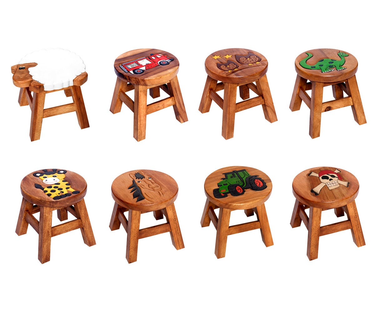 Children's Stool Wood Stool Stool Animal Motif Fire - Etsy Children's Stool Wood Stool Stool Animal Motif Fire - Etsy