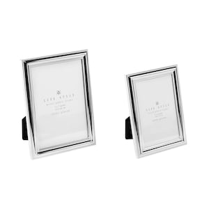 Picture frame photo frame silver-plated curved edge pearl look metal 10x15 13 x 18 cm glass photo pearl frame silver picture gift wedding new