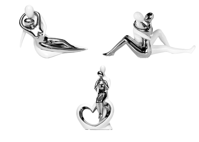 Design Love Sculpture Wedding Couple Figurine Decoration image 0