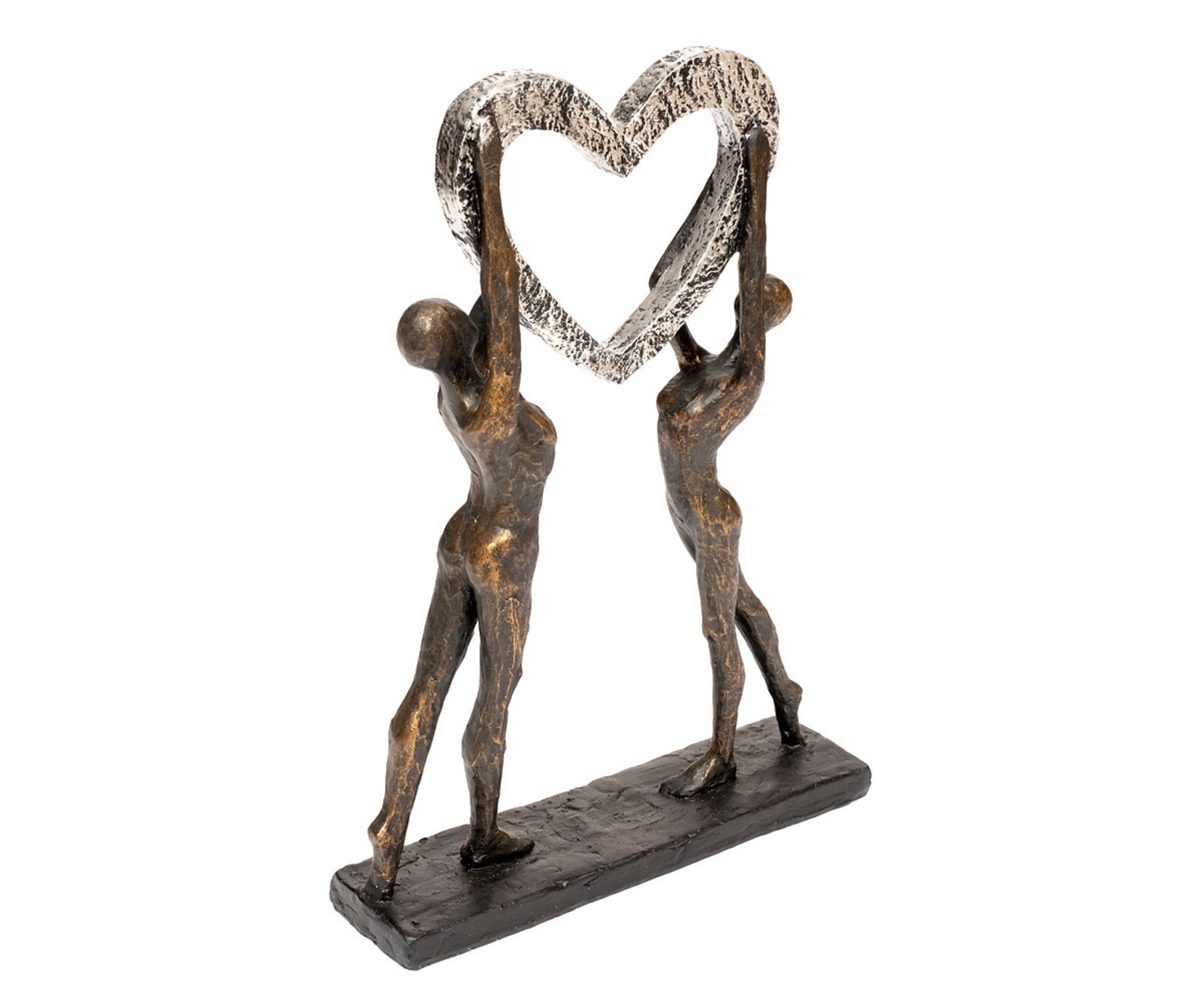 Design Sculpture Heart Artificial Stone Abstract Art Figure Etsy