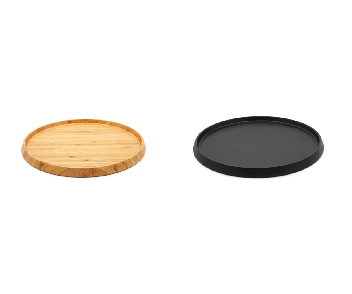 Vassoio da portata Nordic Kitchen, design semplice e senza tempo, nero